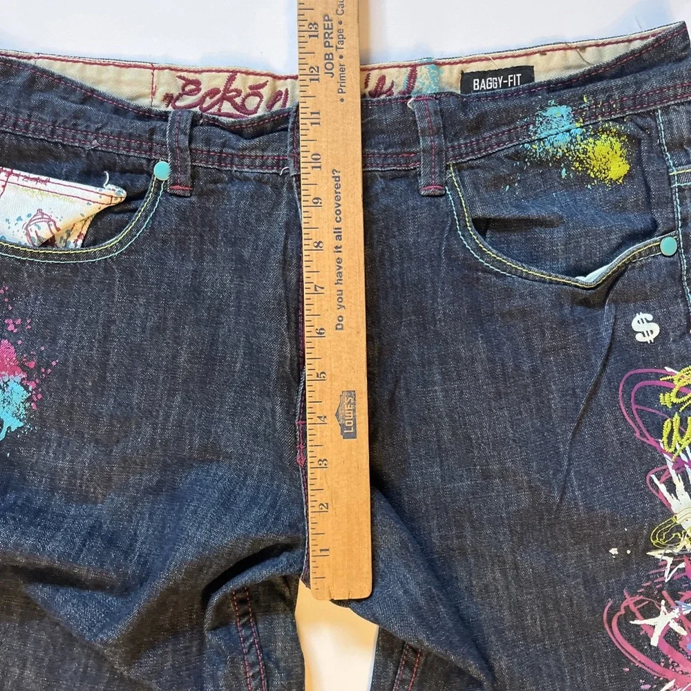 Ecko Unlimited Baggy Fit Jeans Skater Skateboard Mens 36 Vintage Y2K Street Wear